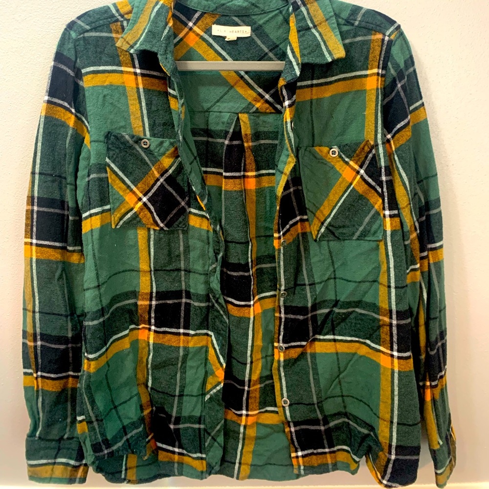 Green and Yellow Flannel
